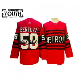 Kinder Detroit Red Wings Eishockey Trikot Tyler Bertuzzi 59 Adidas 2022-2023 Reverse Retro Rot Authentic